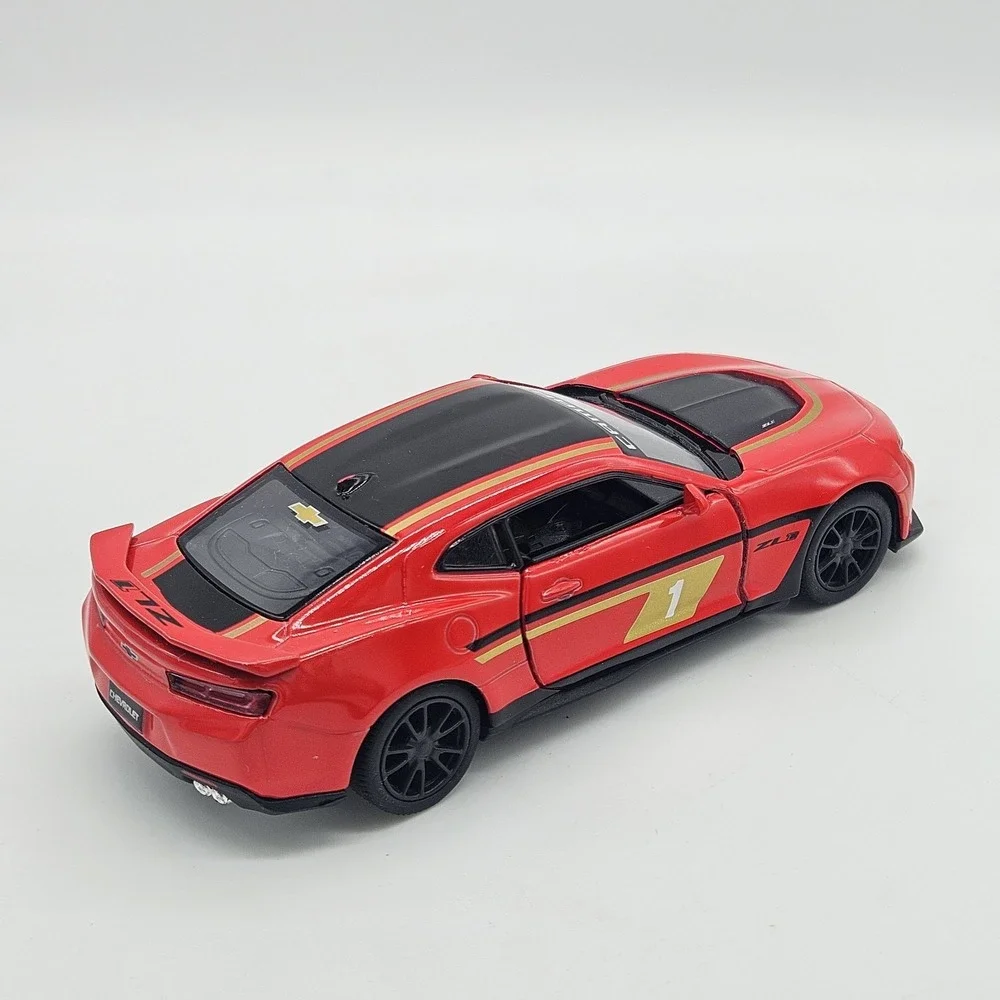 Kinsmart 2017 Chevrolet Camaro ZL1 Diecast Toy Car Red 1:38 Scale Pull Back